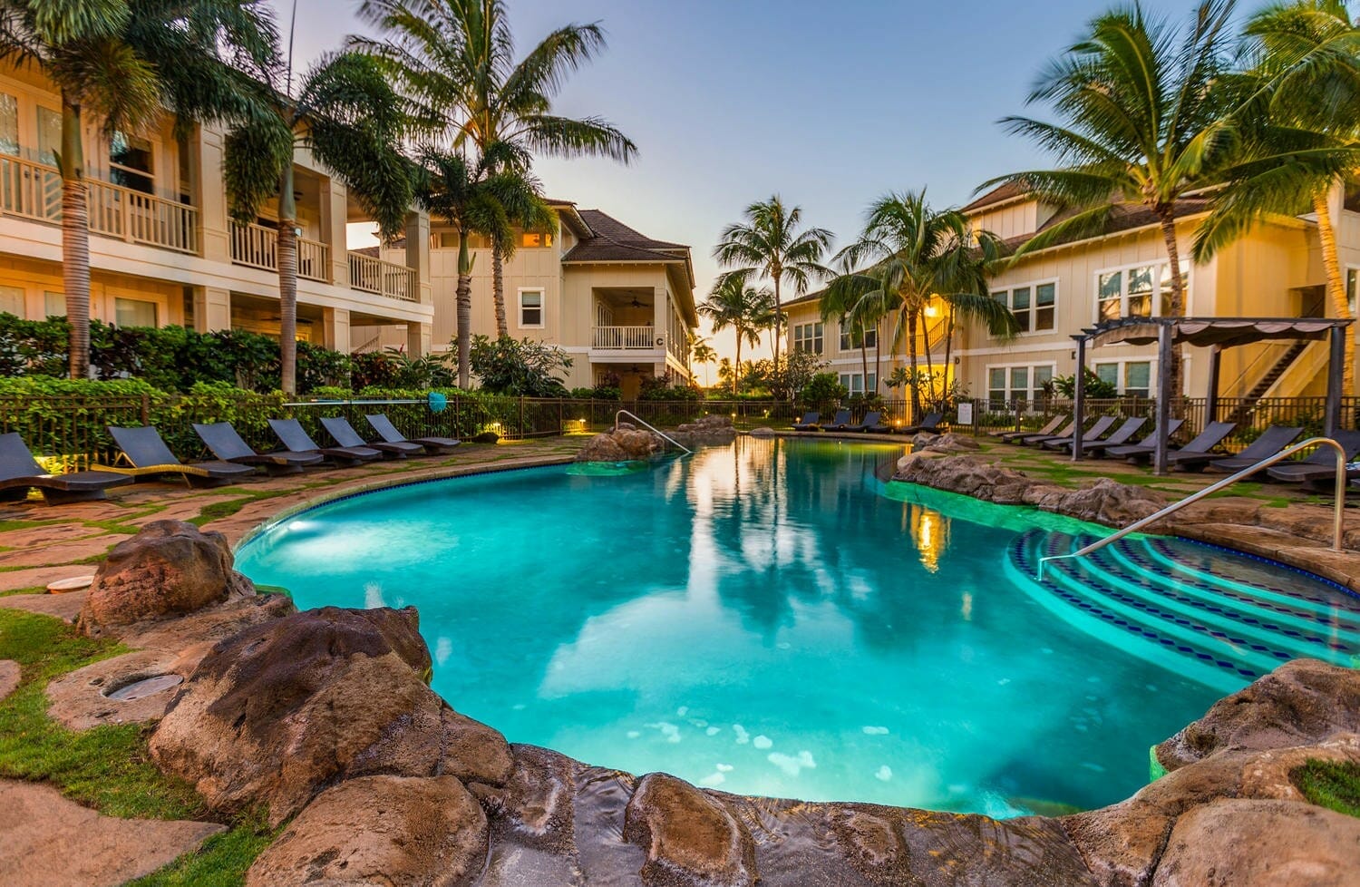 private pool in kauai