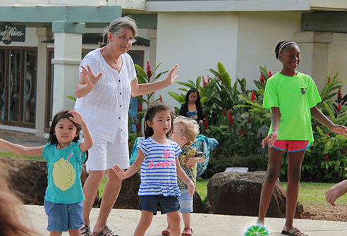 Family Hula Lesson