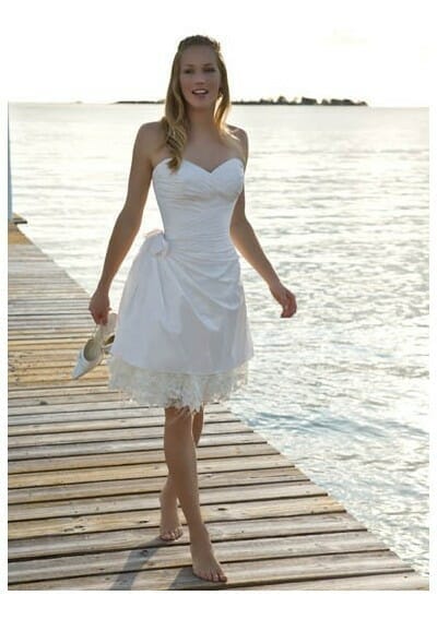 Satin-Short-Wedding-Dresses