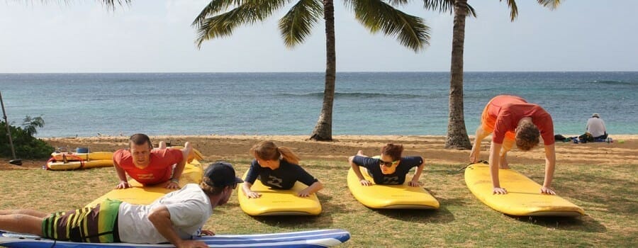 kauai surfing lessons